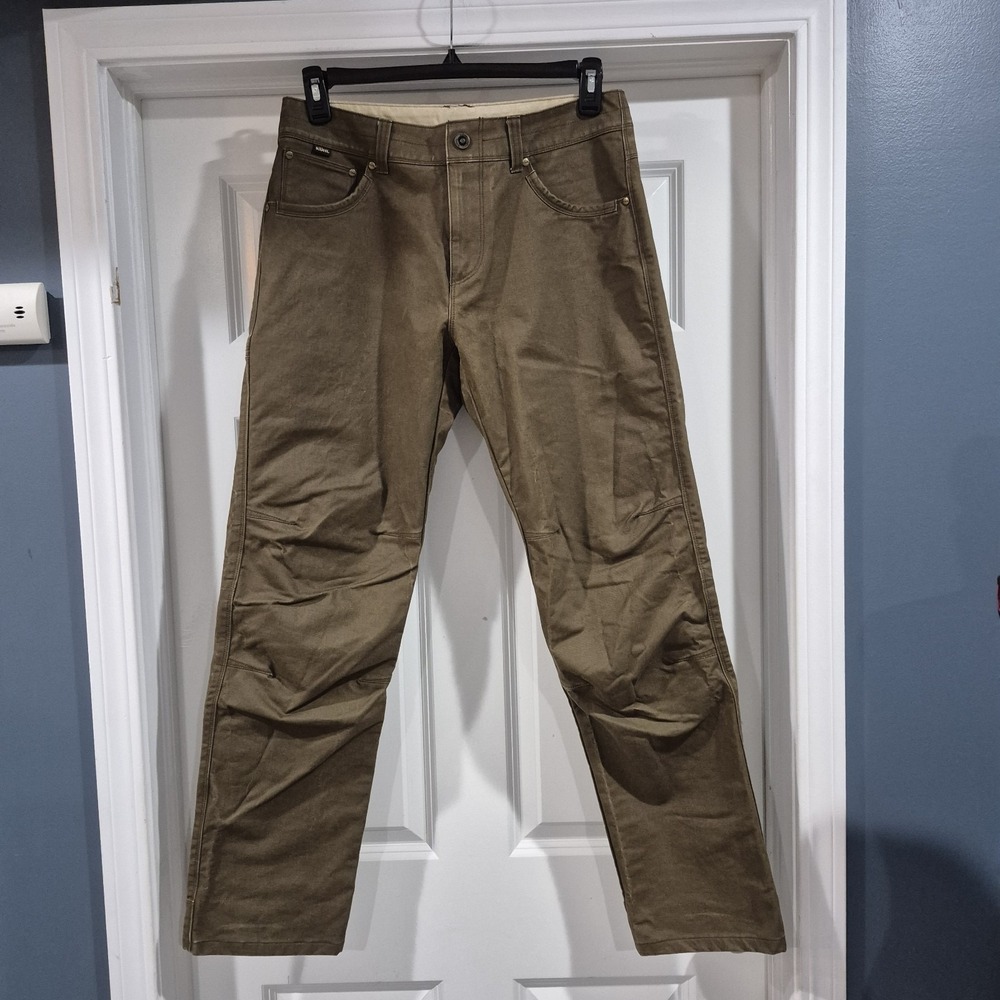 Kuhl Pants Mens 32x32 Brown Rydr Rugged Hiking Heavy Outdoor Vintage Patina Dye